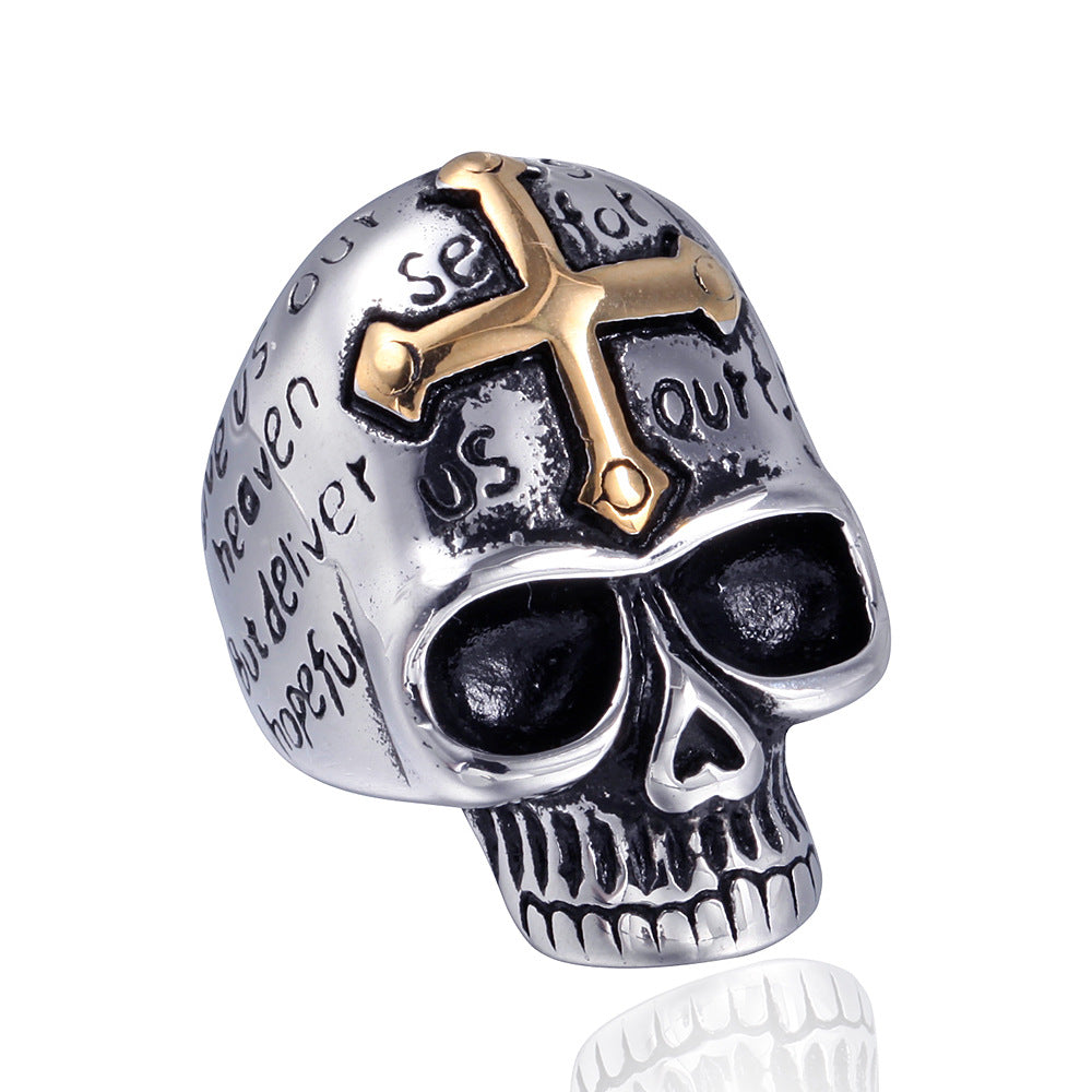 $0.99 Deal - Skull Cross Ring