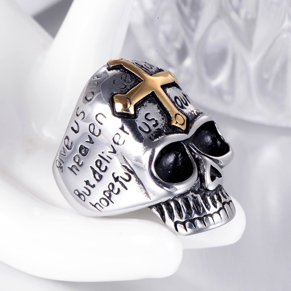 $0.99 Deal - Skull Cross Ring