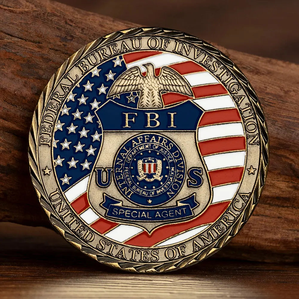 St Michael Challenge Coin - FBI -Amen Artisan