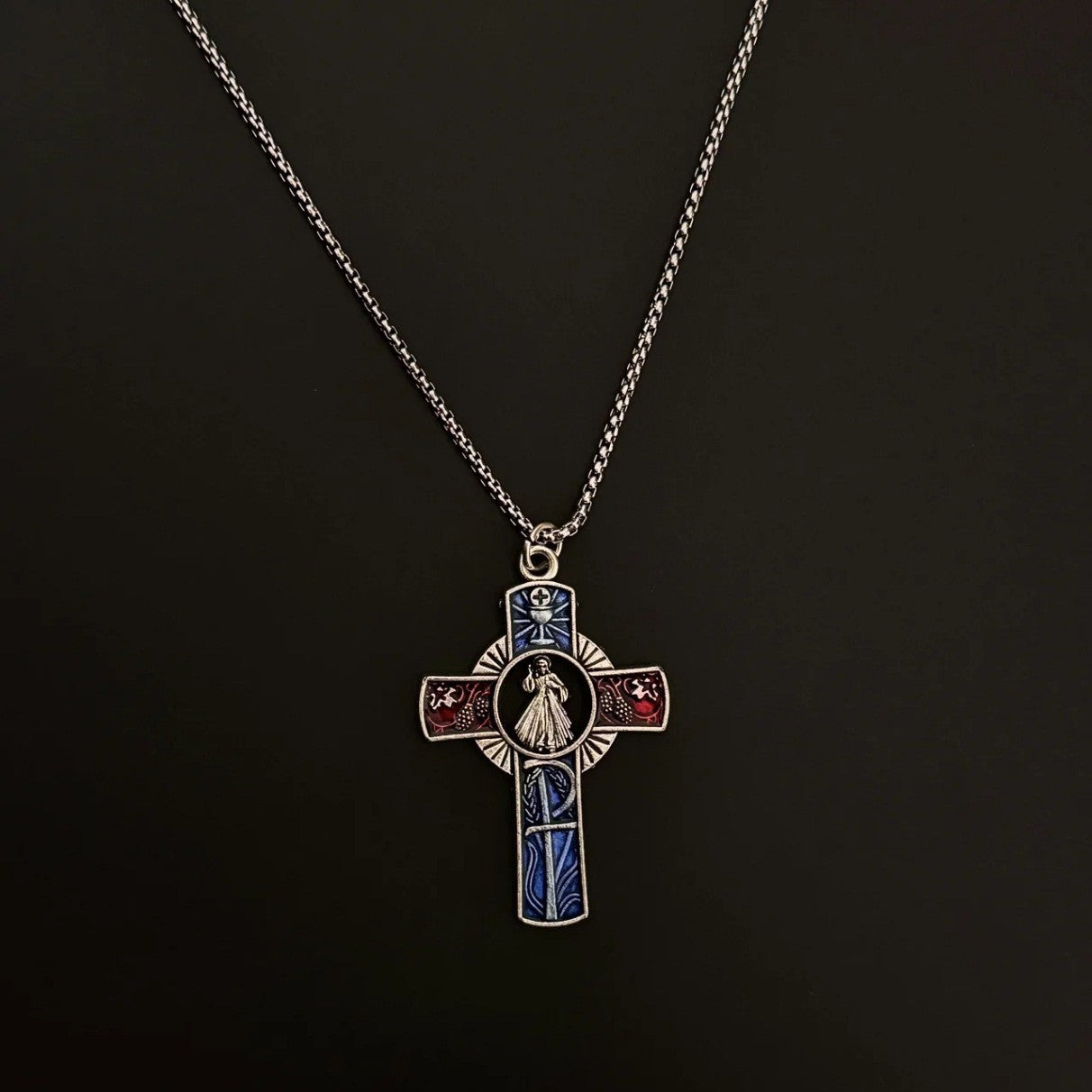 Amen Artisan Love & Peace Cross Necklace