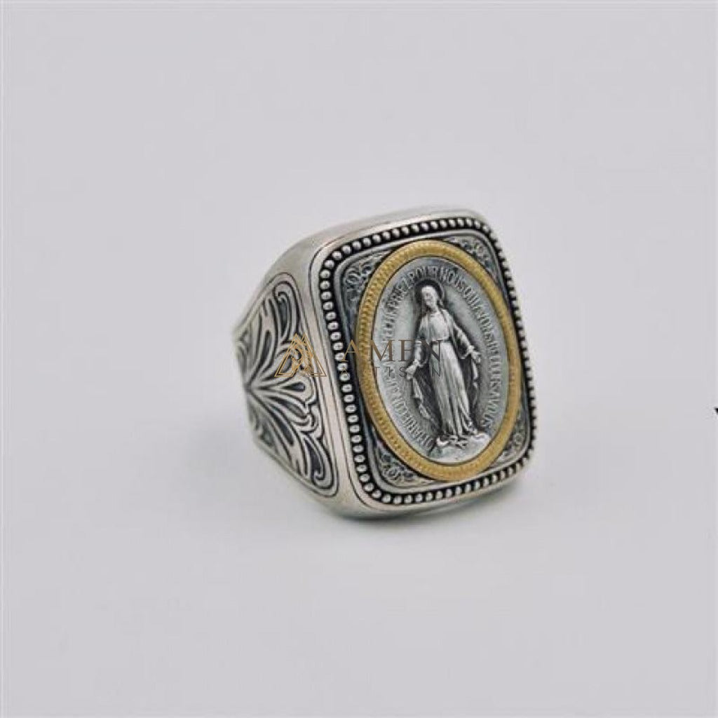Virgin Mary Ring Amen Artisan