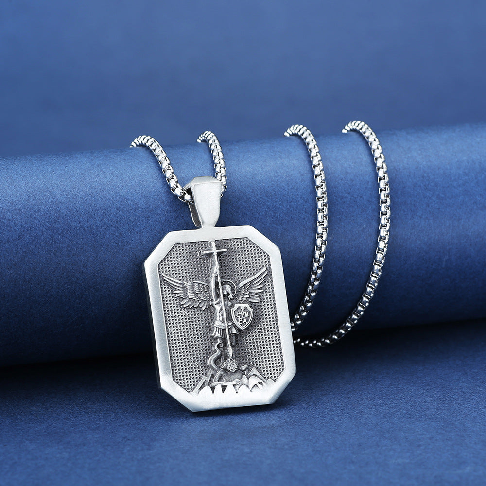 St Michael Necklace - Amen Artisan
