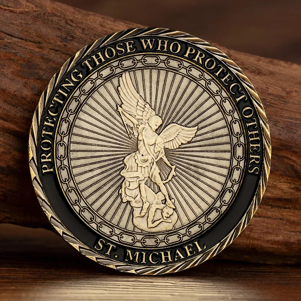 St Michael Challenge Coin - FBI -Amen Artisan