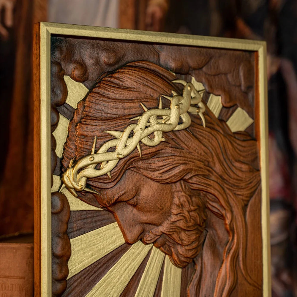 Jesus of the Passion Wood Caring