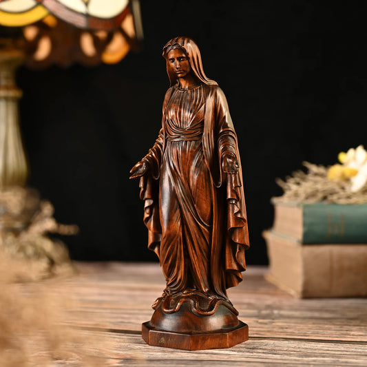 Our Lady of Grace Wood Carving