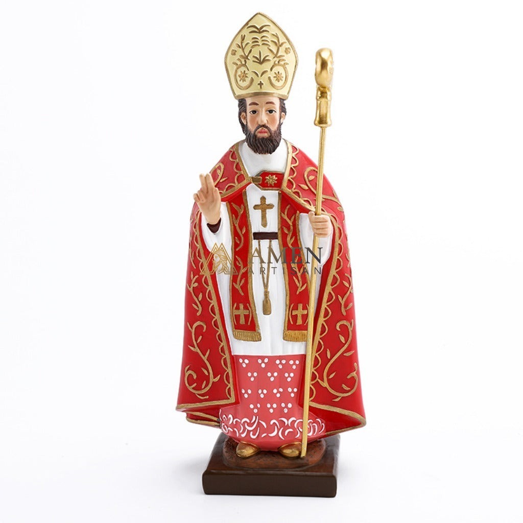 Saint Nicholas Bishop Statue Amen Artisan