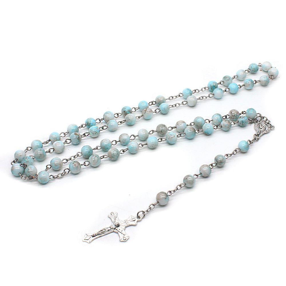$0.99 Deal - Natural Stone Rosary – Faith Rooted in Creation