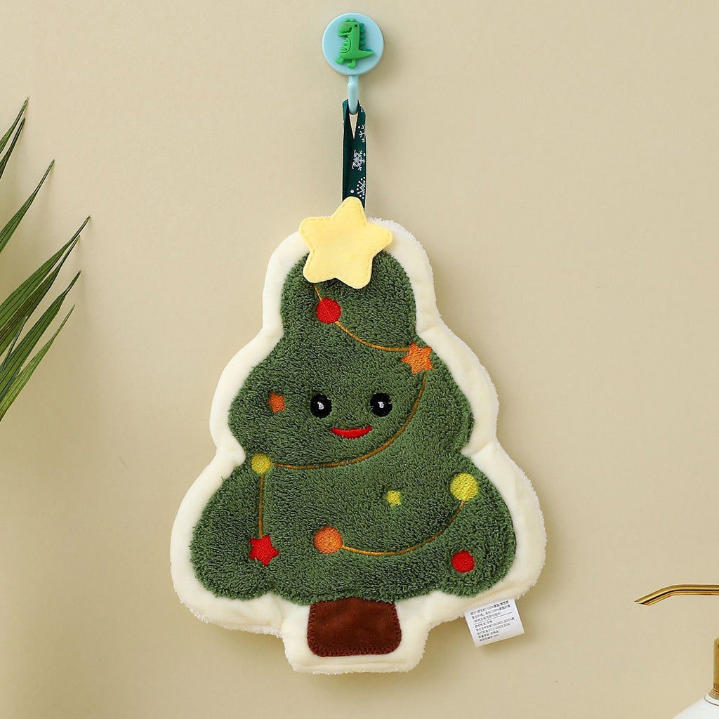 【DEAL TODAY】Gingerbread Christmas Hanging Hand Towel