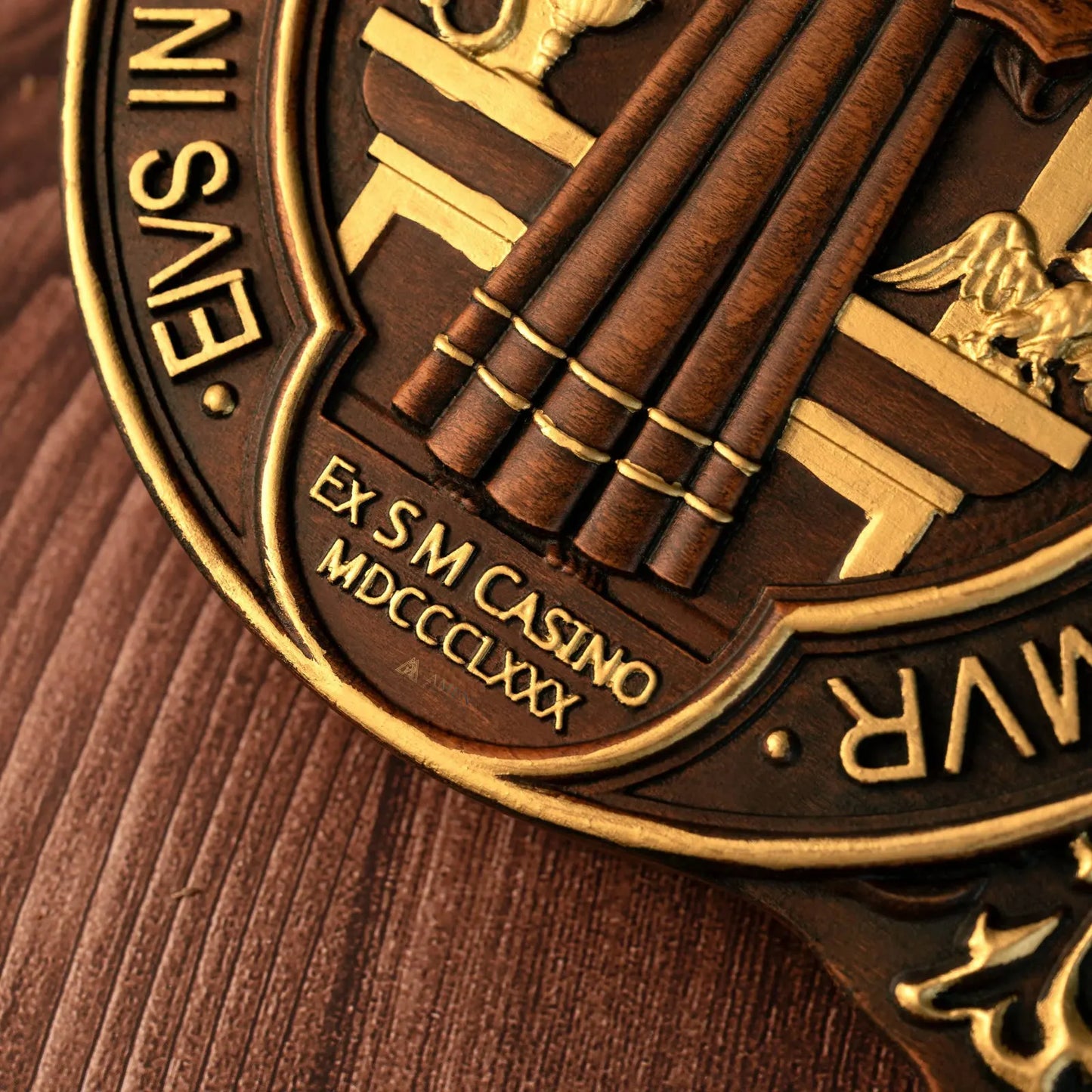 Saint Benedict Medal Wood Carving