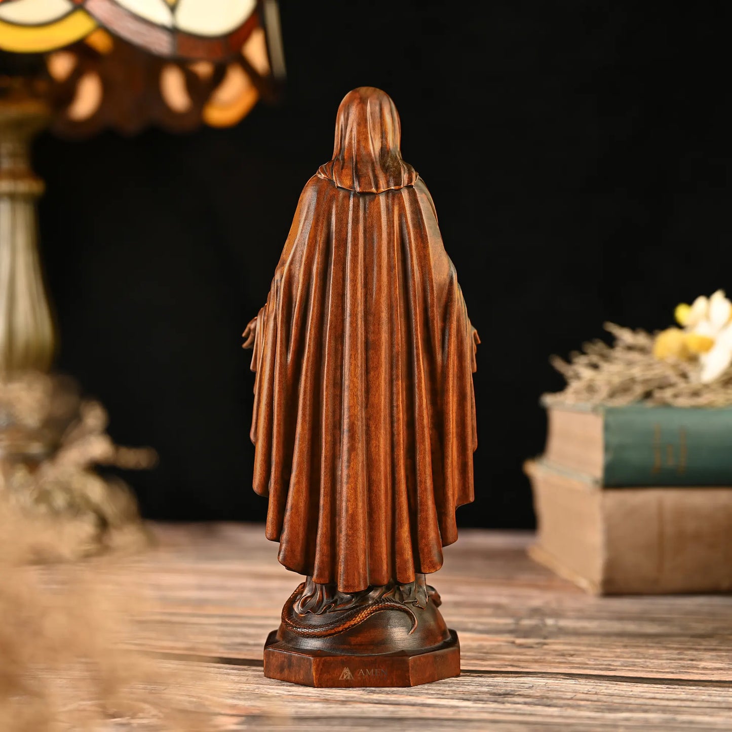 Our Lady of Grace Wood Carving