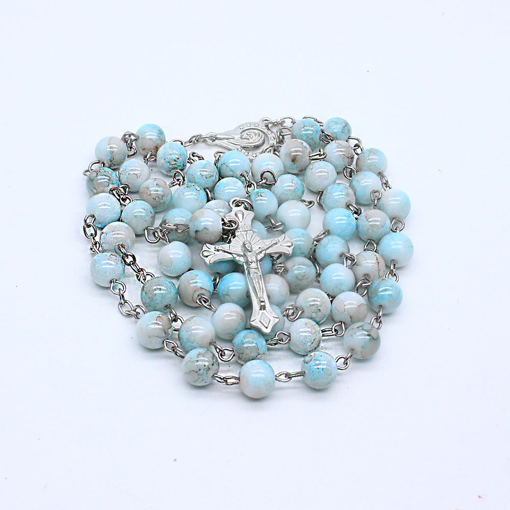 $0.99 Deal - Natural Stone Rosary – Faith Rooted in Creation