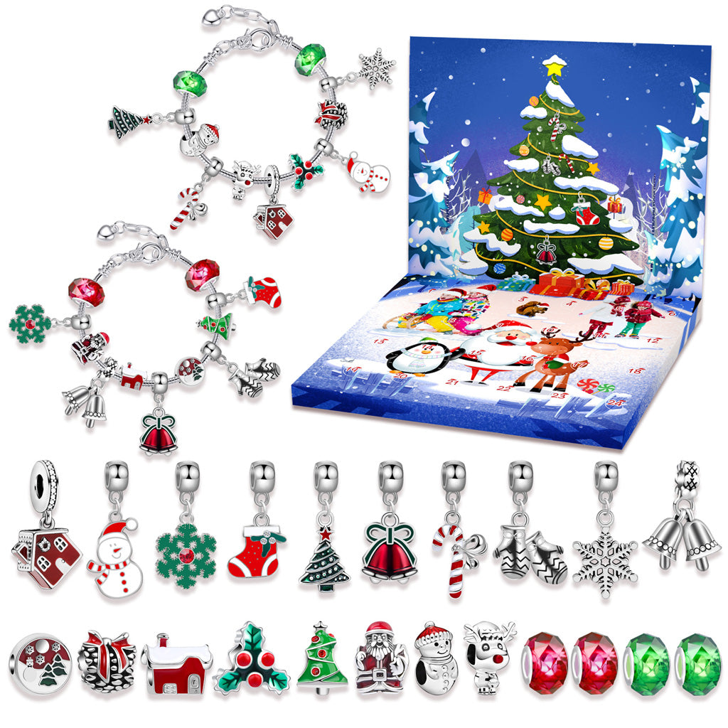 Christmas DIY Charm Bracelet Set