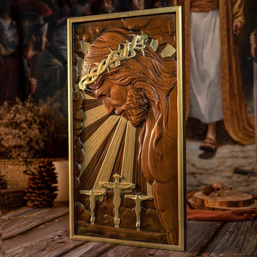 Jesus of the Passion Wood Caring