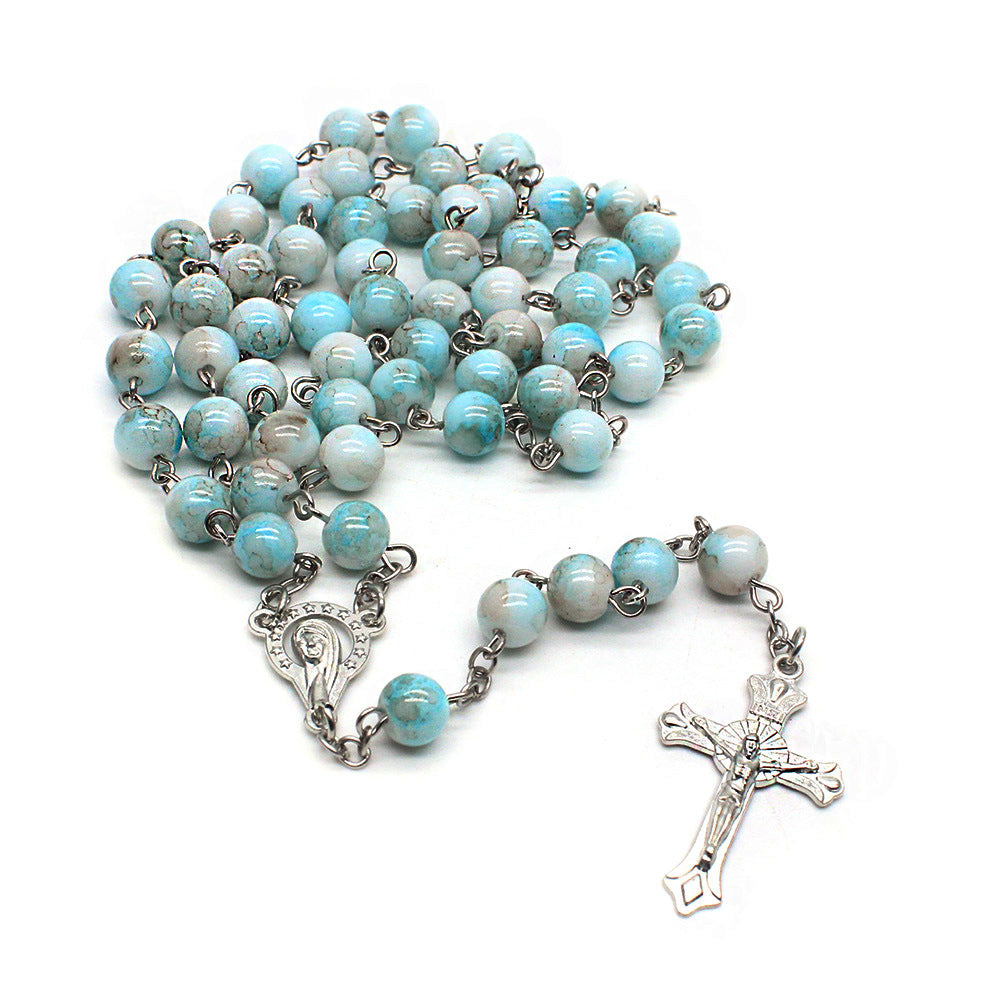 $0.99 Deal - Natural Stone Rosary – Faith Rooted in Creation