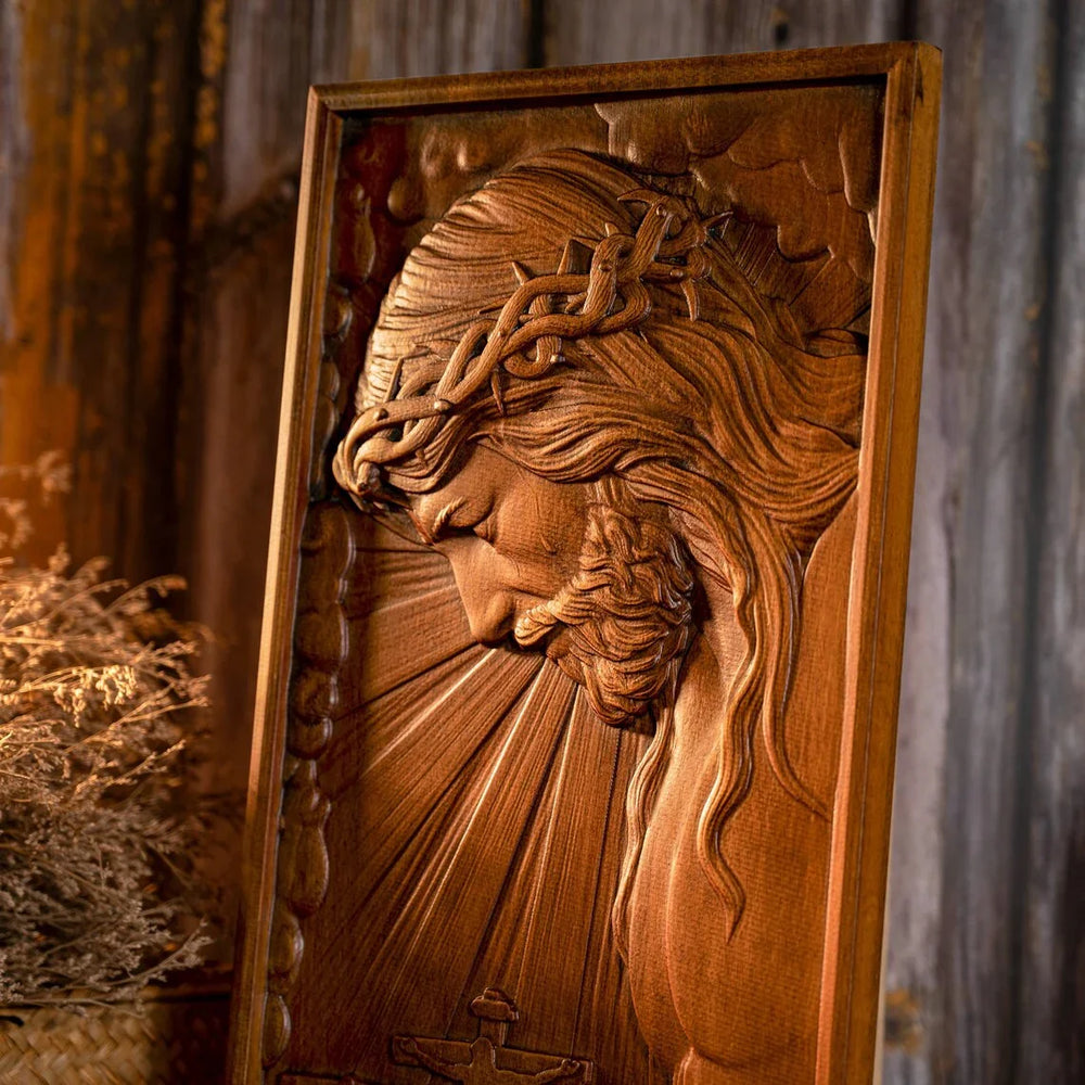 Jesus of the Passion Wood Caring