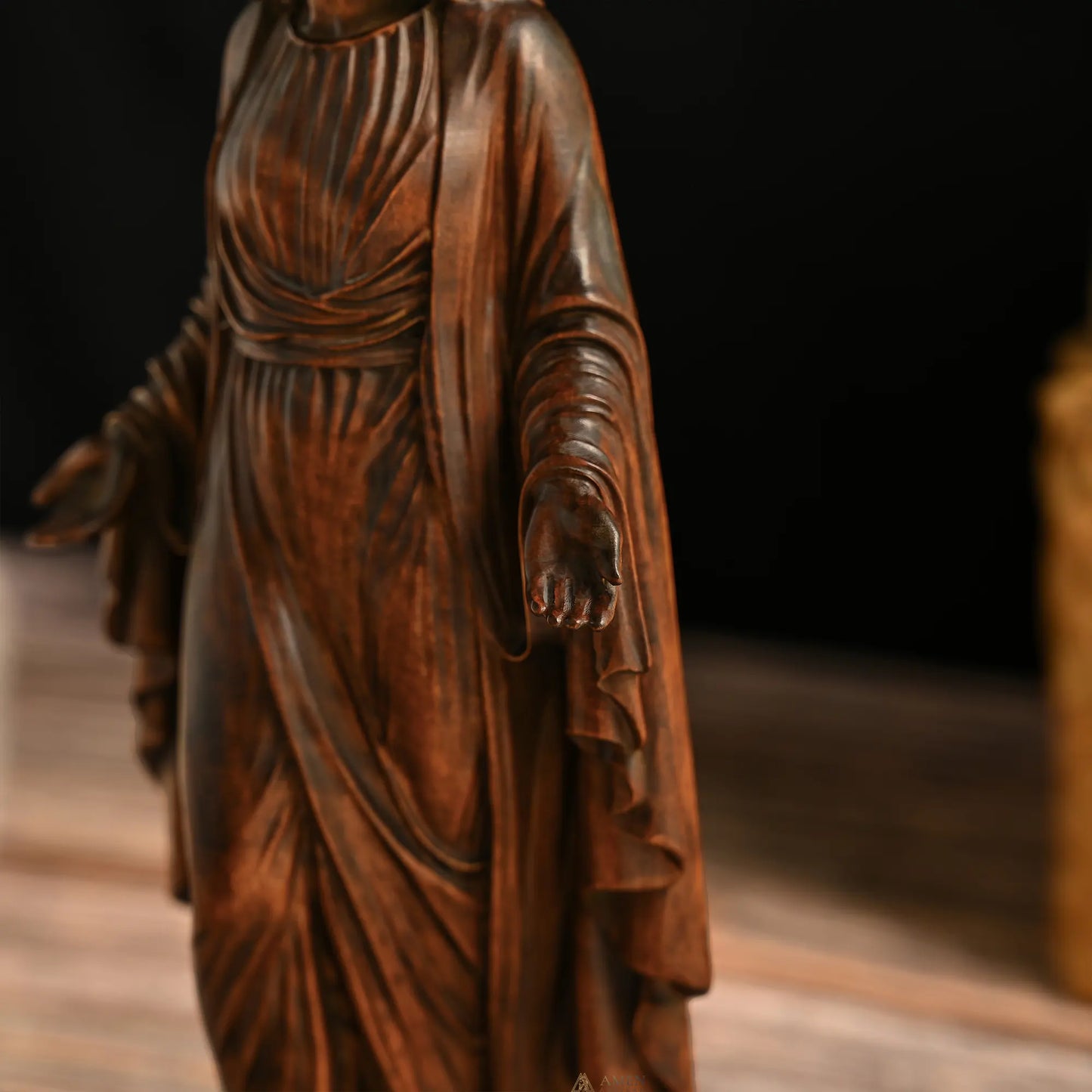 Our Lady of Grace Wood Carving