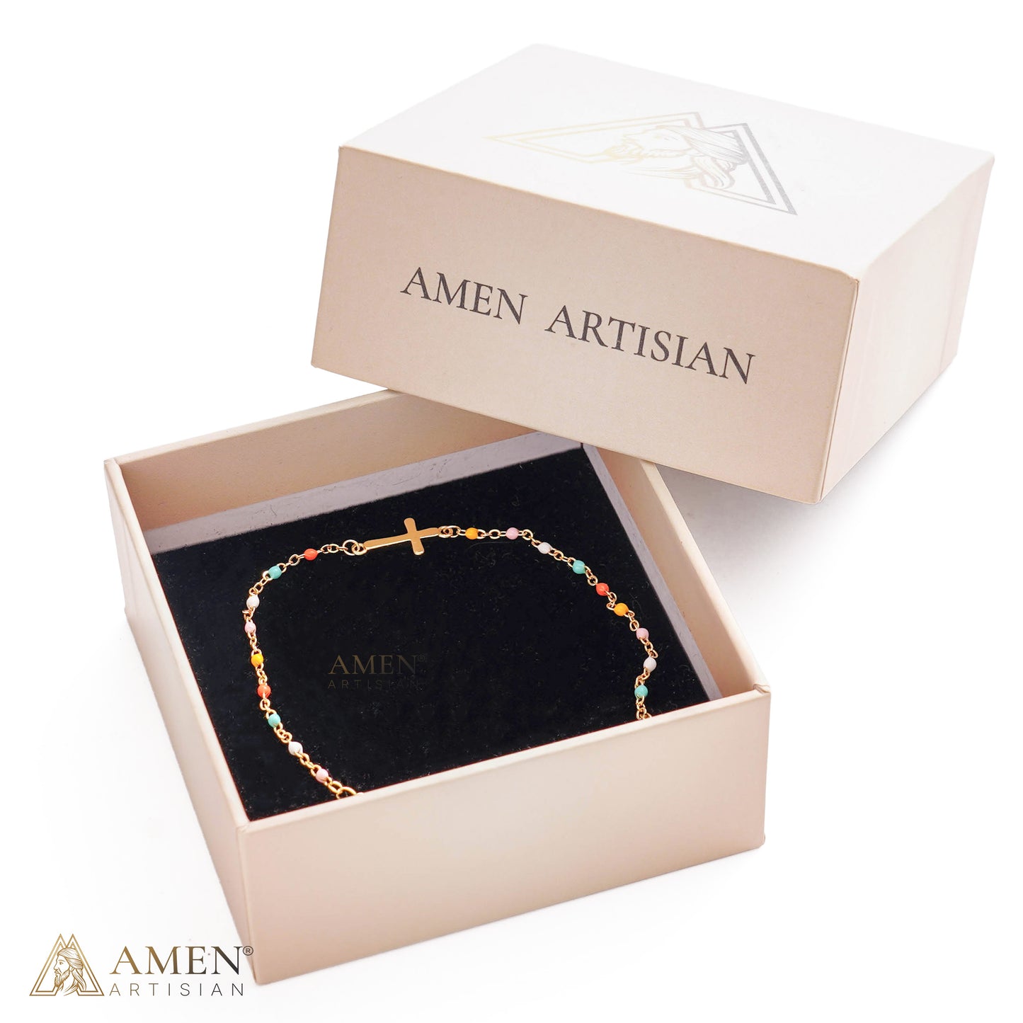Colors of Faith Cross Bracelet