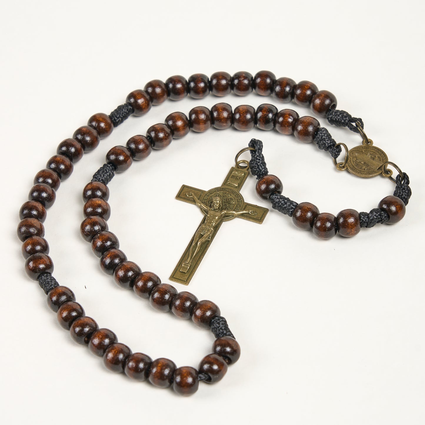 Ebony St. Benedict Crucifix Rosary | Amen Artisan