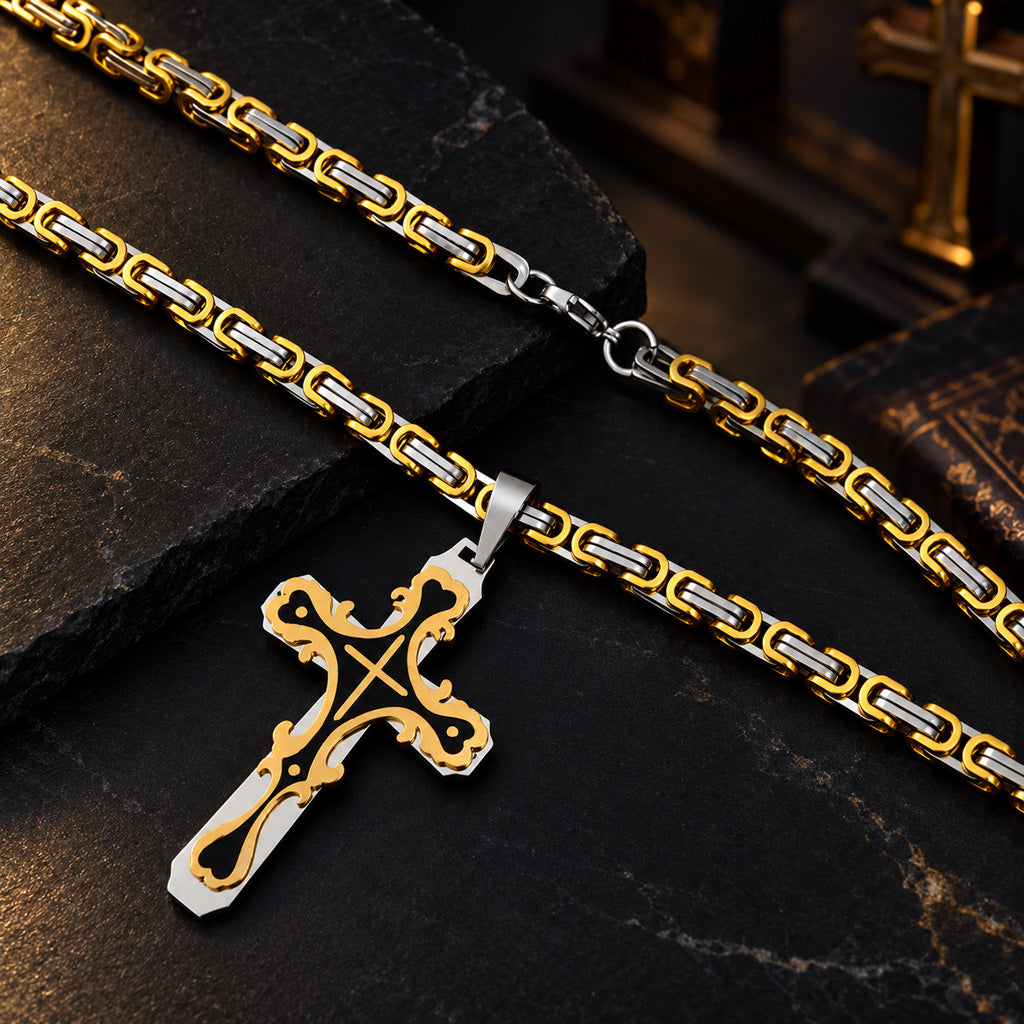 Ornate Cross Necklace