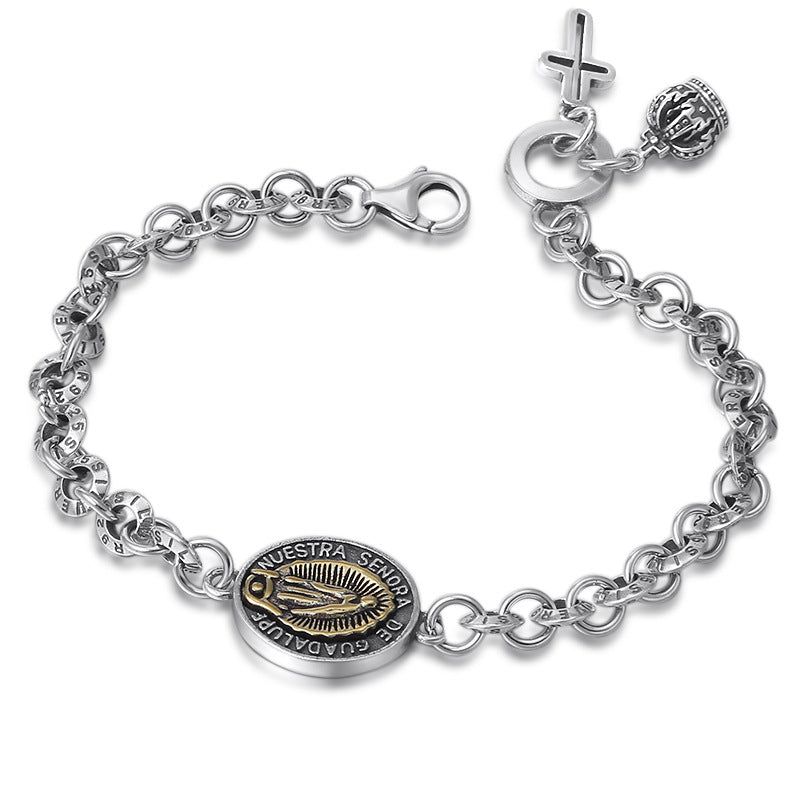 Pulseira Artesanal Abraço da Mãe Santíssima Amém