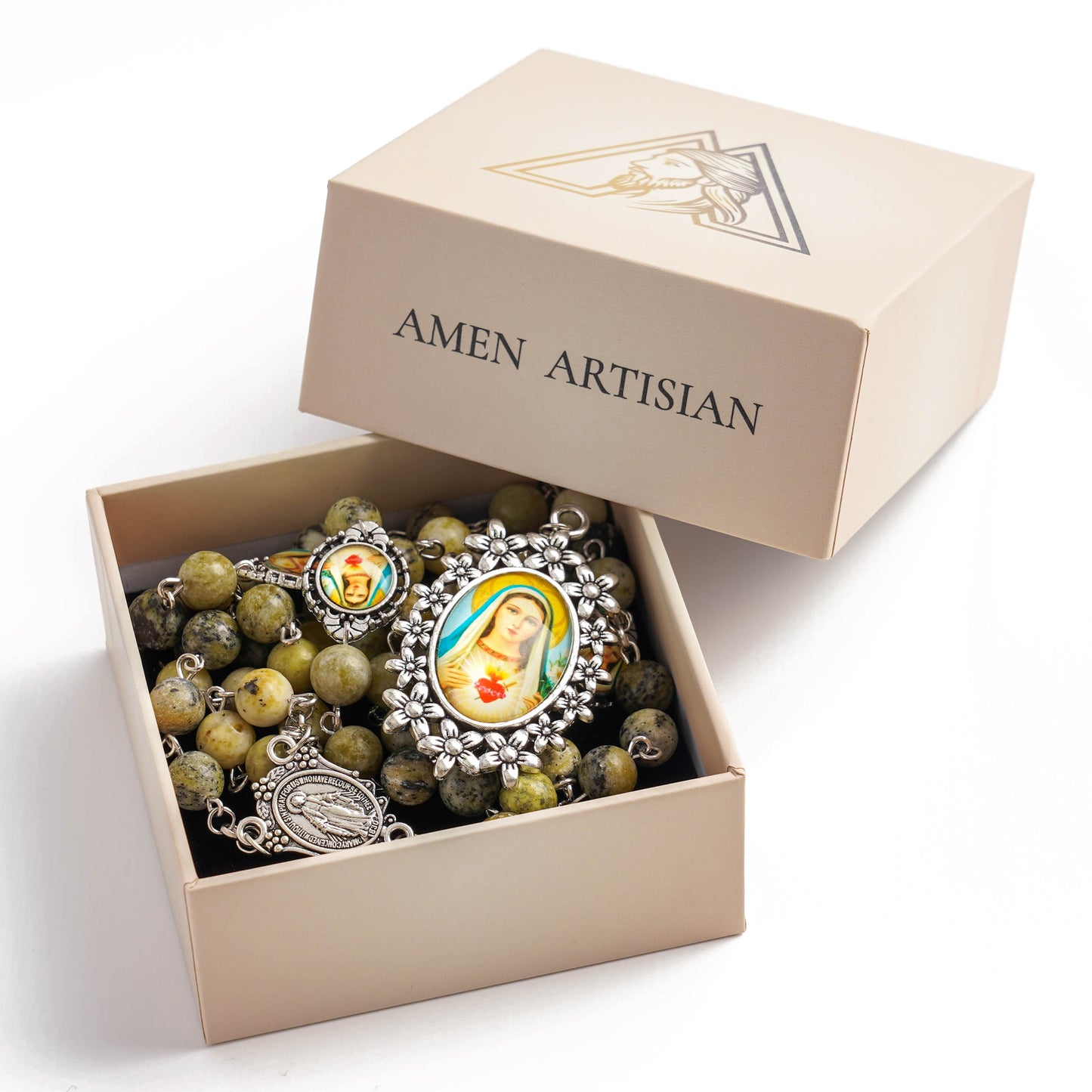 Yellow Turquoise Rosary