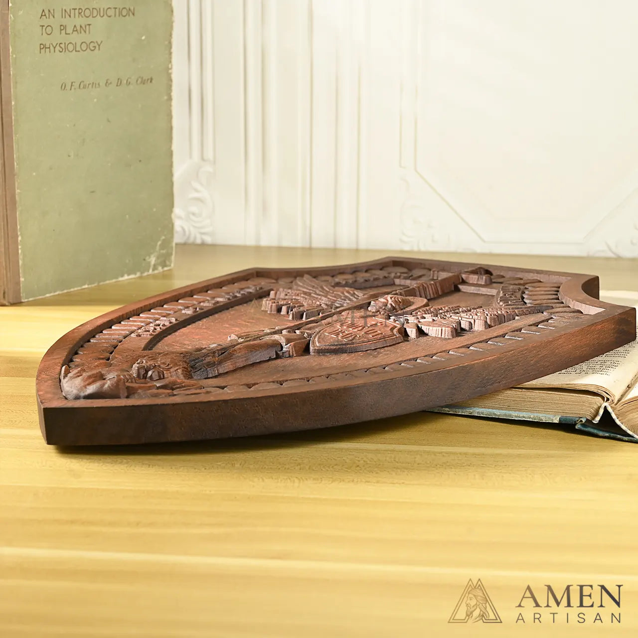 Talla de madera de San Miguel