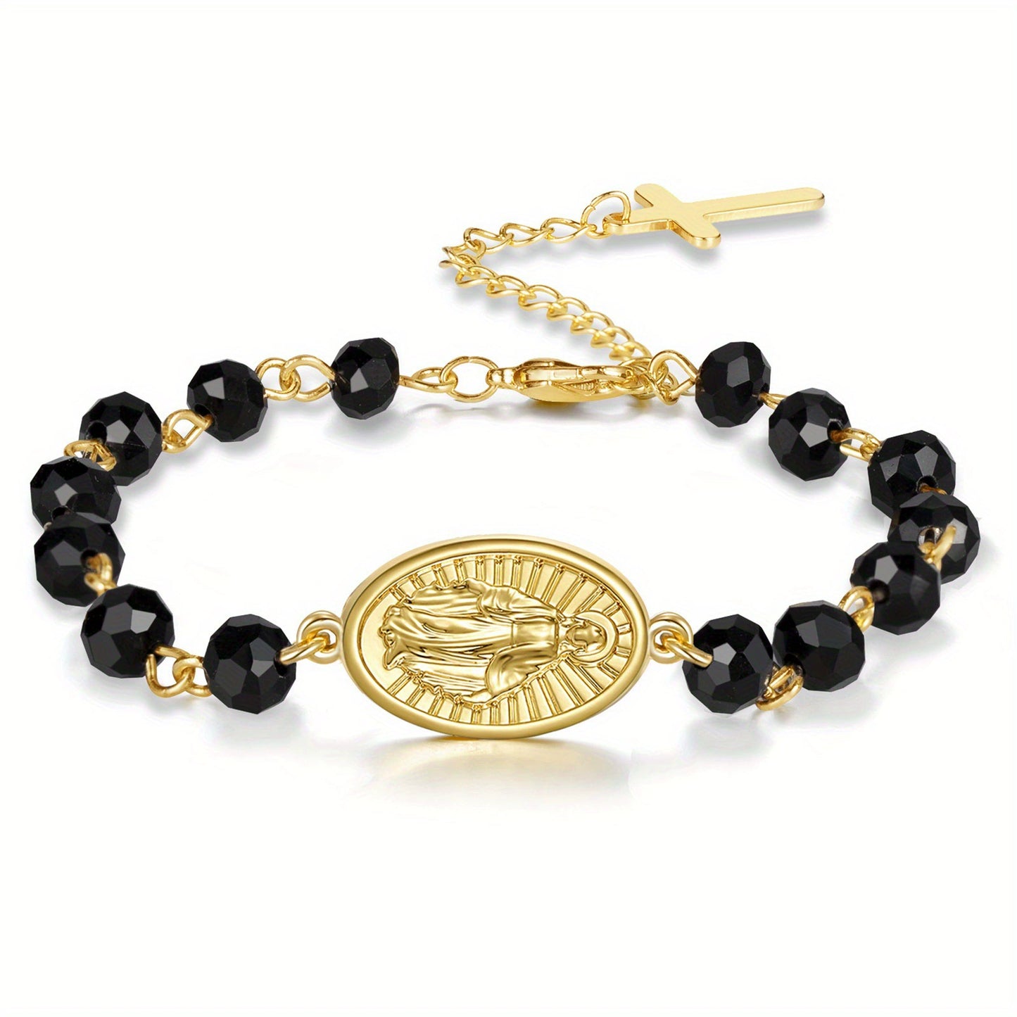 Pulseira Artesanal Medalha Milagrosa de Nossa Senhora Amém