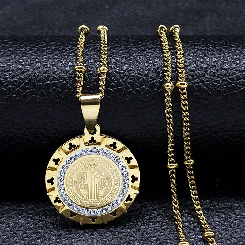 Amen Artisan Saint Benedict Medal Pendant