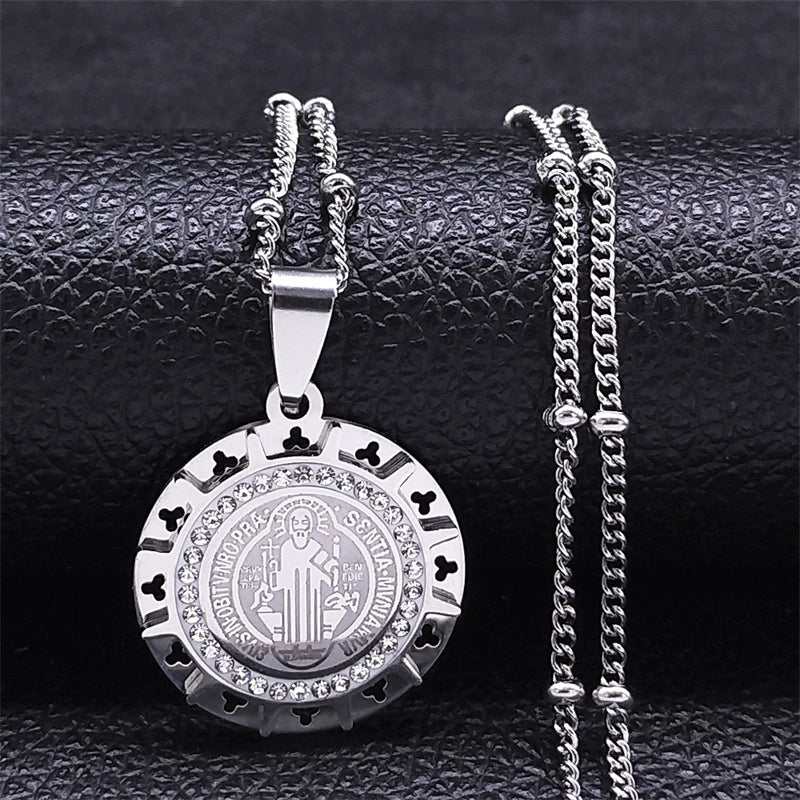 Amen Artisan Saint Benedict Medal Pendant