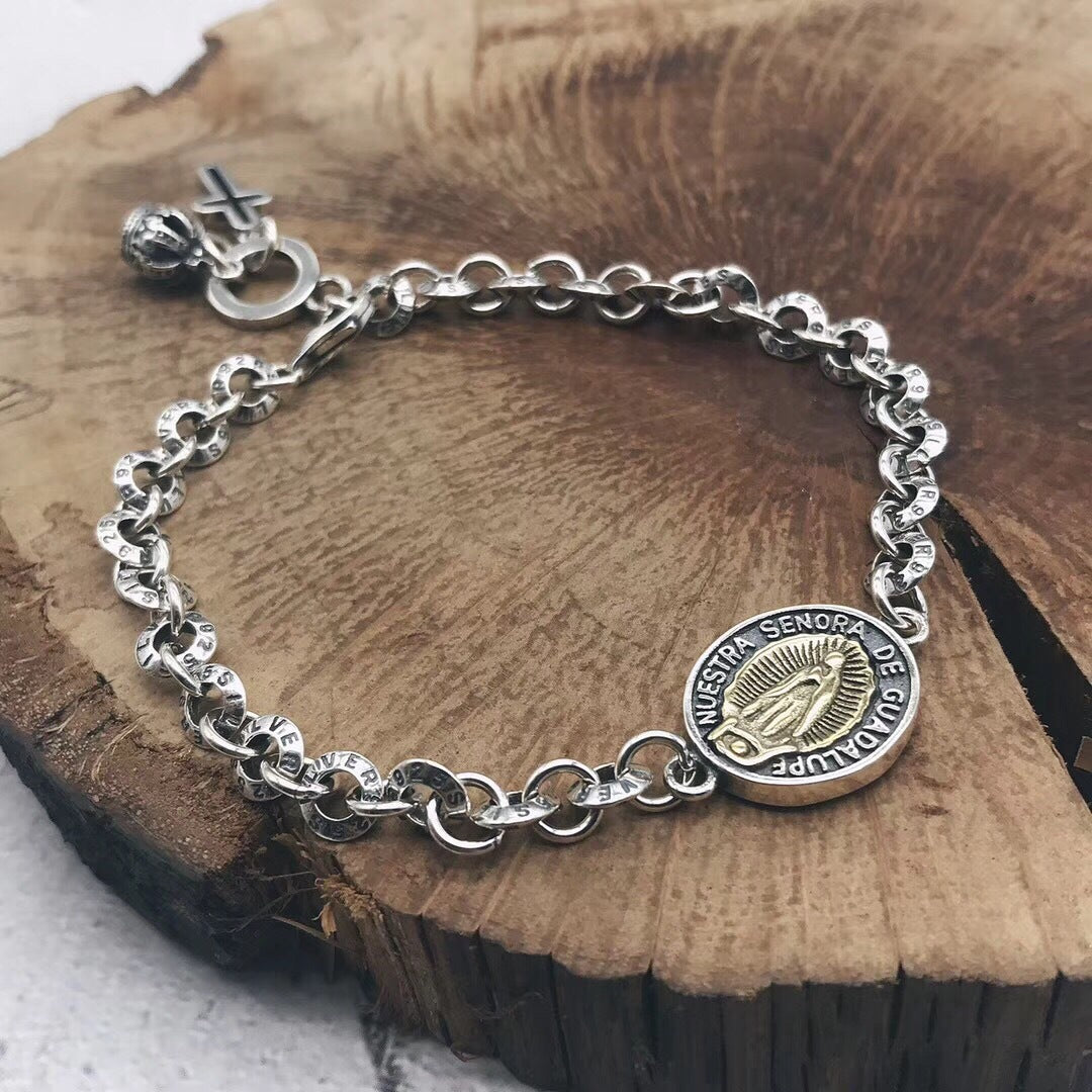 Pulseira Artesanal Abraço da Mãe Santíssima Amém