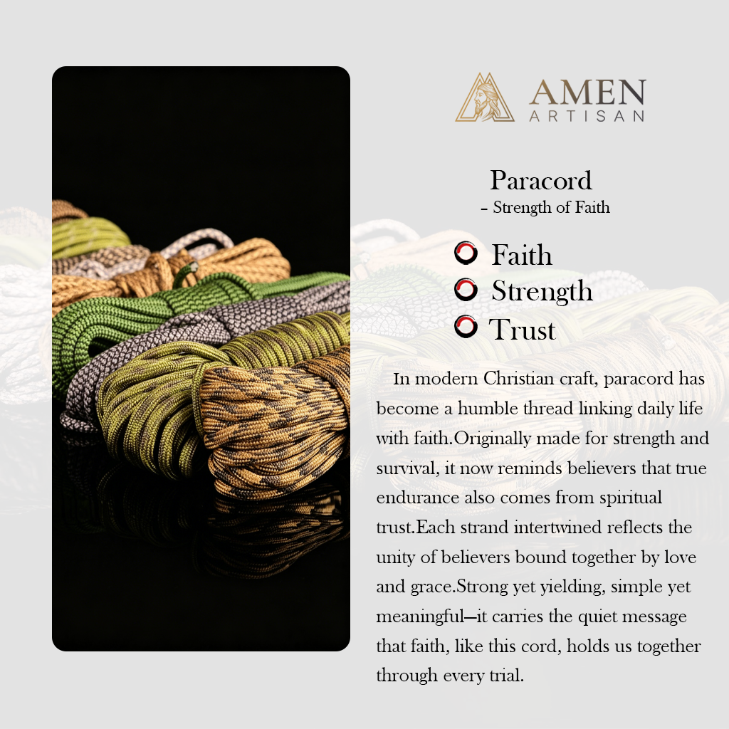 【Deal Today】Tactical Paracord Rosary – St. Michael Protection & Rugged Faith