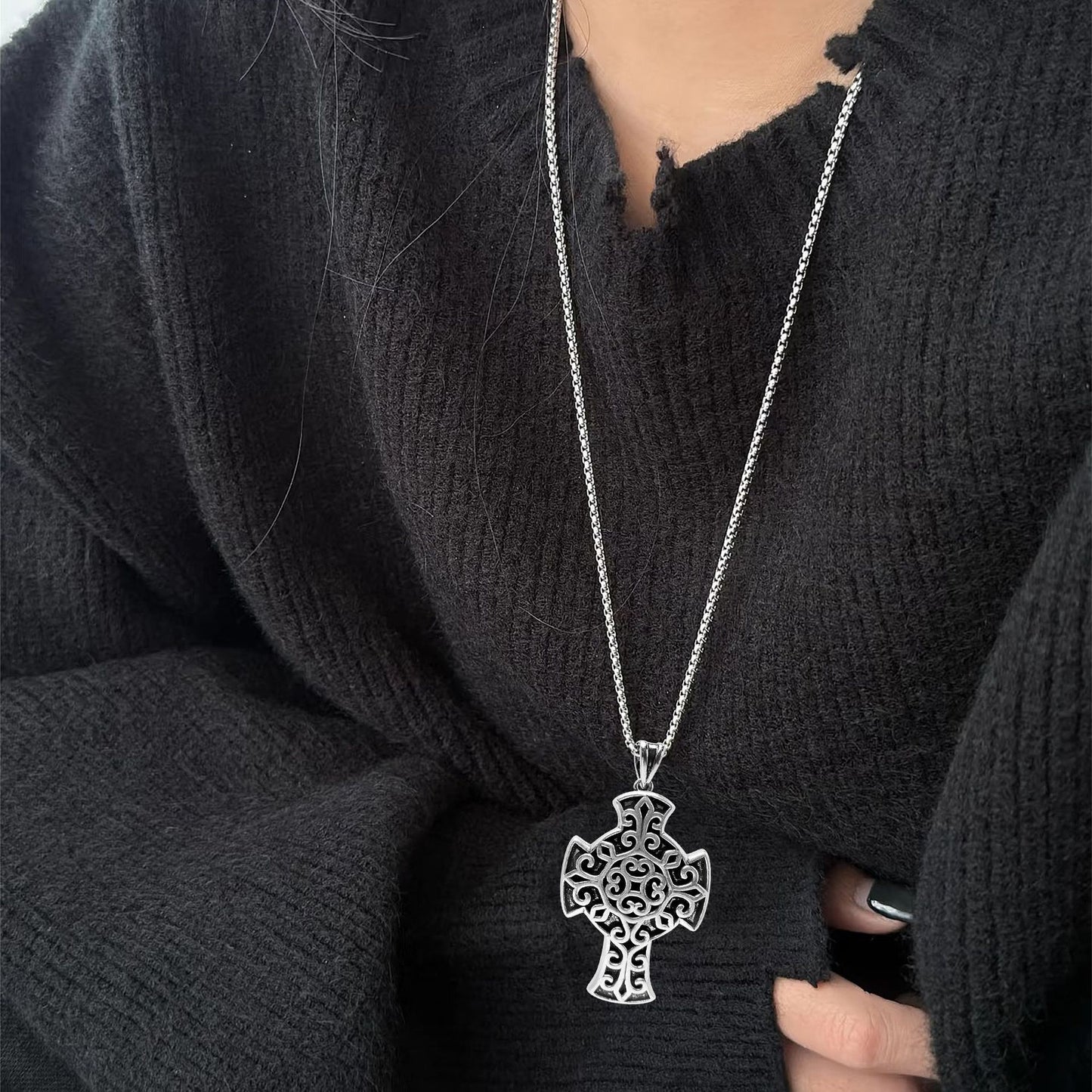 St. Michael the Archangel Cross Necklace | Amen Artisan