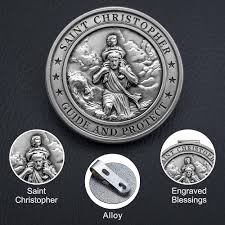 Saint Christopher Car Visor Clip Amen Artisan