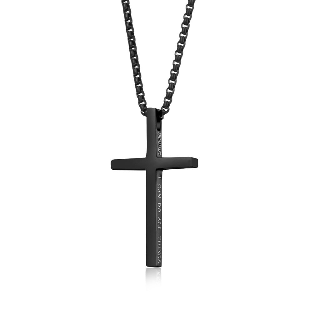 【DEAL TODAY】Philippians 4:13 Cross Necklace