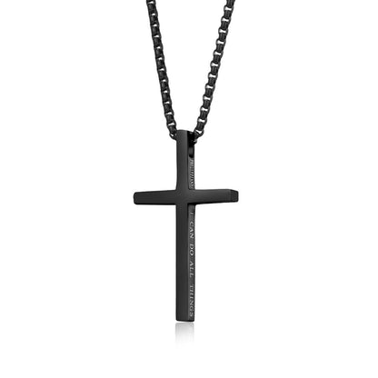 【DEAL TODAY】Philippians 4:13 Cross Necklace