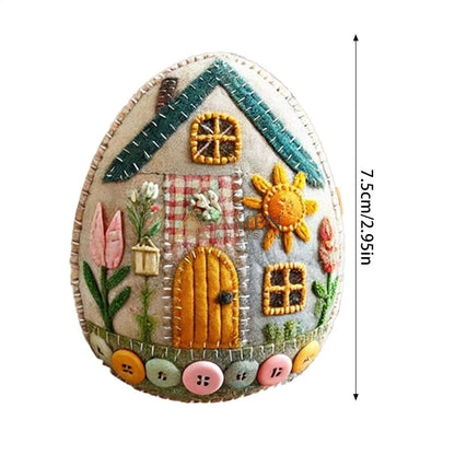 Easter Felt Egg Ornaments Amen Artisan