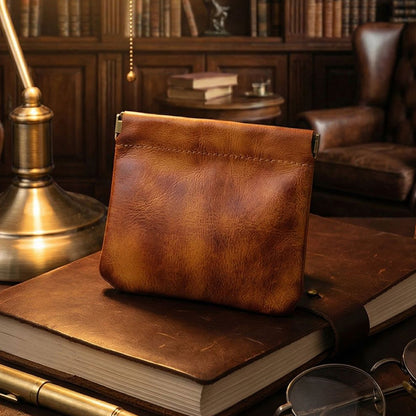 Genuine Leather Rosary Storage Pouch - Keep Your Rosary Close, Clean, and Protected