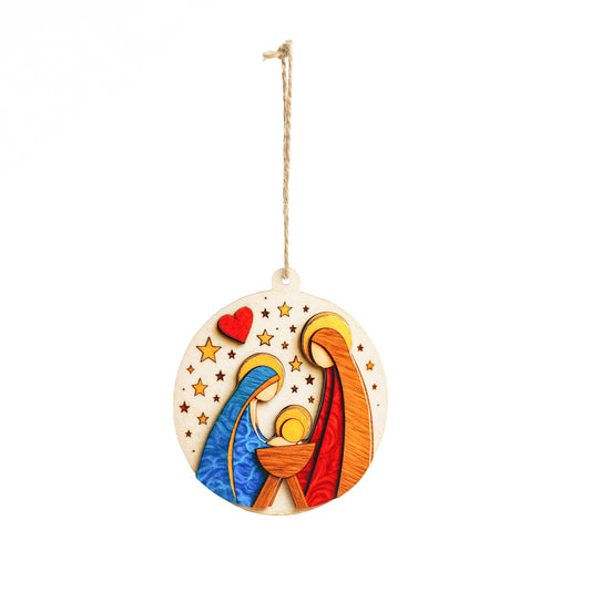 Holy Family Christmas Tree Ornament