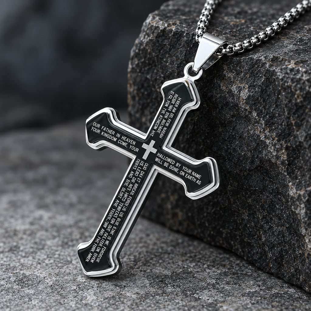 【LIMITED-TIME 50% OFF】Lord’s Prayer Cross Pendant