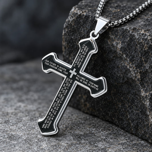 【LIMITED-TIME 50% OFF】Lord’s Prayer Cross Pendant
