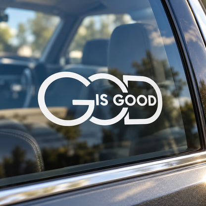 GOD IS GOOD PVC Vinyl Car Decal