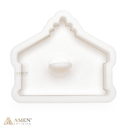 Nativity Heart Cookie Cutter & Embosser Set