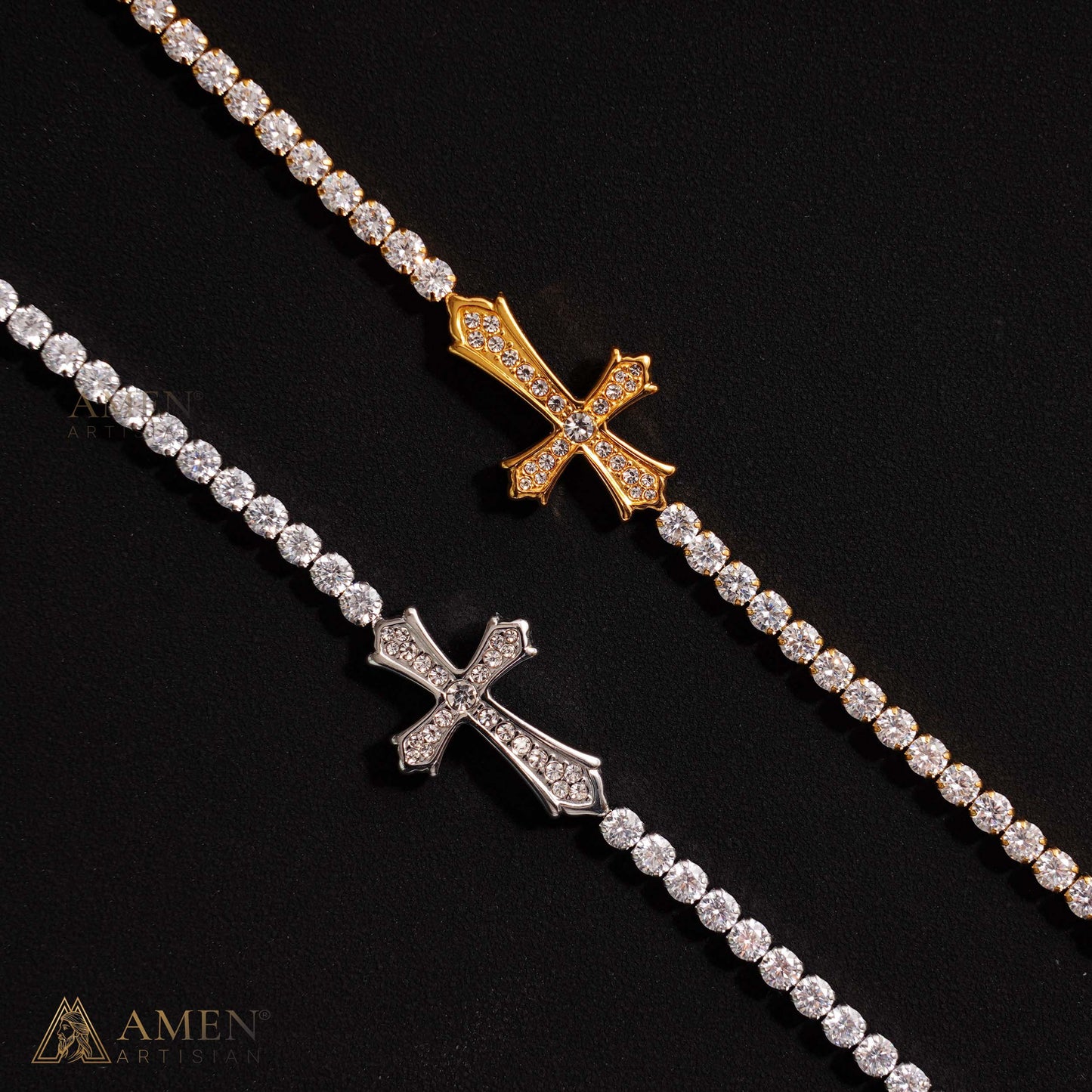 【DEAL TODAY】Faith Reminder Cross Bracelet with Adjustable Chain