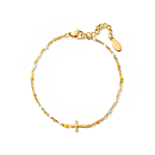 【DEAL TODAY】Colors of Faith Cross Bracelet