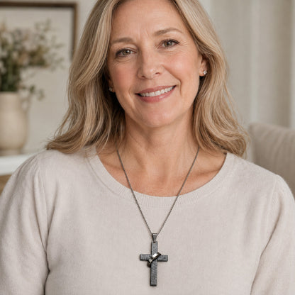 The Lord’s Prayer Cross Necklace — Wear Prayer and Strength Close