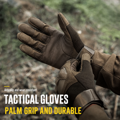 Built for Grip and Movement — Full-Finger Tactical Gloves | Amen Artisan