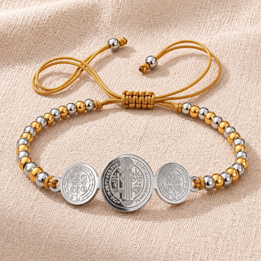 Adjustable St. Benedict Bracelet | Amen Artisian