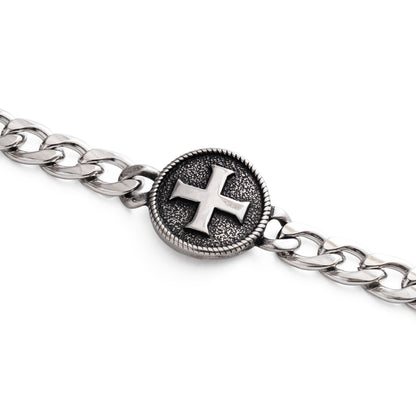 【DEAL TODAY】St. Benedict Medal Curb Chain Bracelet