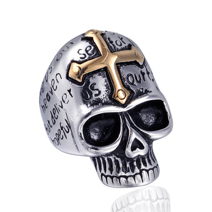 $0.99 Deal - Skull Cross Ring
