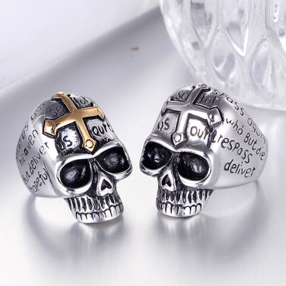 $0.99 Deal - Skull Cross Ring